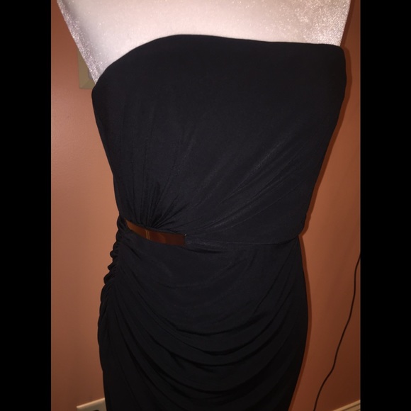 Max and Cleo Strapless Wrap Mini Dress - Picture 3 of 4